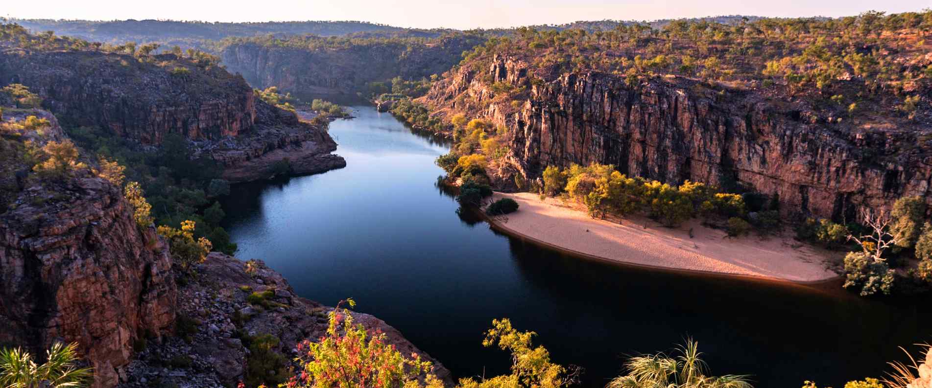 Katharine gorge from above